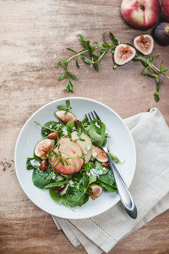 Pear, Fig, and Watercress Salad 