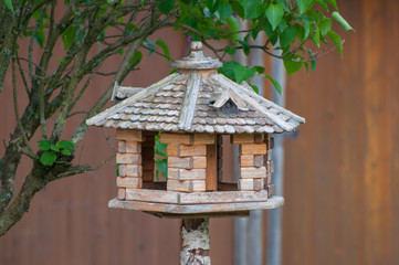 Bird box Bird houses and feeders in the park