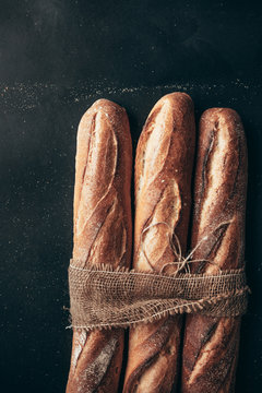 Baguettes Tied Together