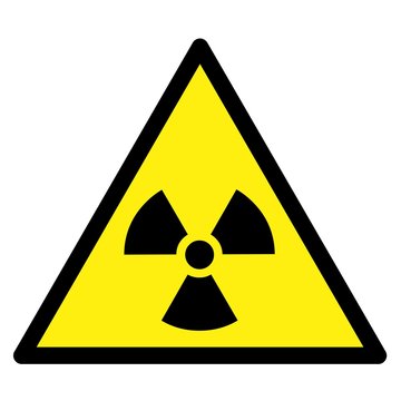 Symbole radiation. Triangle