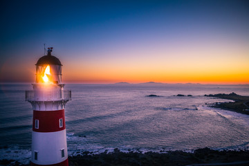 Lighthouse at Cape Palliser, New Zealand