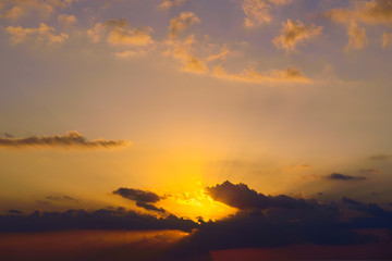 Sea beach sunrise