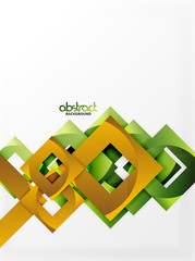 Vector square template background