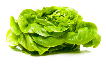 Green Salad On White