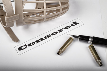 Press freedom concept