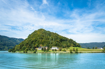 Fototapeta na wymiar Idyllic part of the Danube Valley, Donauschlinge, Austria