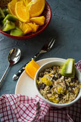 Healthy breakfast concept