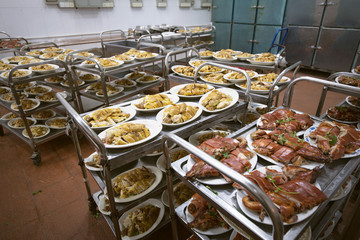 Chinese restaurant kitchen