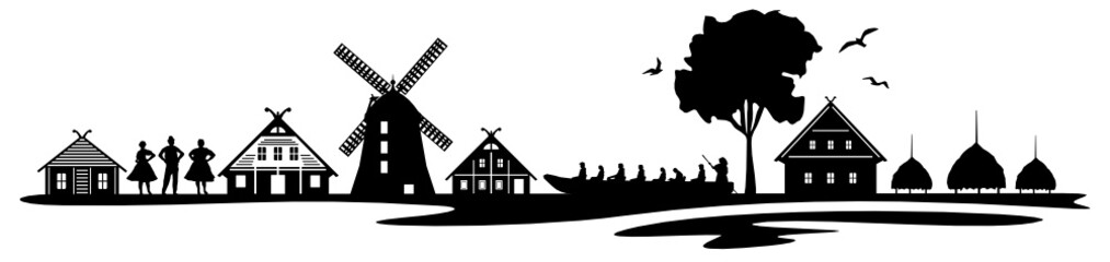 Silhouette Spreewald © SimpLine