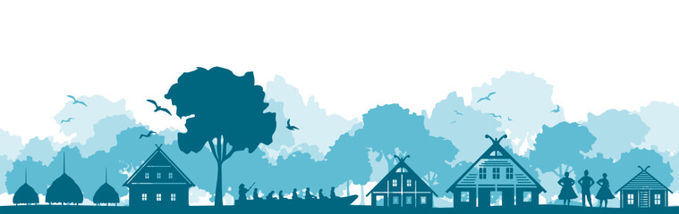 Silhouette Spreewald