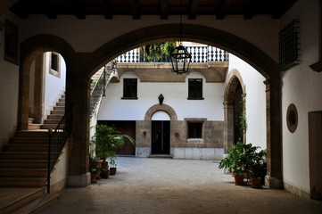 Innenhof eines Hauses in der Altstadt von Palma © ksch966