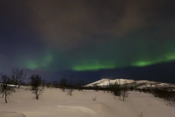 Fotobehang Das nächtliche Kiruna im Winter © EinBlick