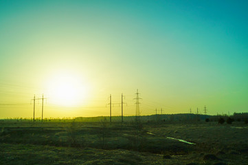 Fields with high-voltag