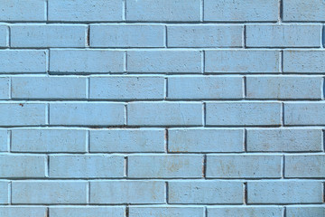 Teal painted brick wall texture