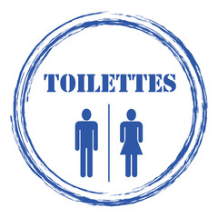 Logo toilettes.