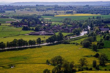 Fototapeta na wymiar F, Burgund, Châteeauneuf-en-Auxois, 