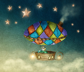 Fototapeta premium Hot air balloon