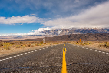 Open highway in California