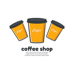 Template logo for coffee shop