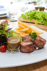Grilled pork tenderloin Bacon rolls