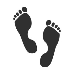 Feet silhouette