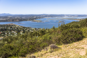 View on Knysna region, Garden Route, South Africa