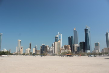 Fototapeta na wymiar Skyline von Kuwait City