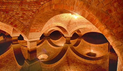 Brick, underground water tanks 4