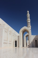 Fototapeta na wymiar Sultan Qaboos Grand Moschee in Maskat