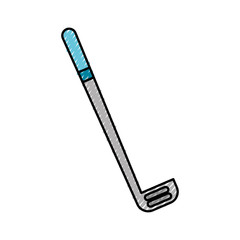 scribble grey golf club cartoon vector graphic design