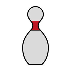 cute bowling pins cartoon vector graphic design