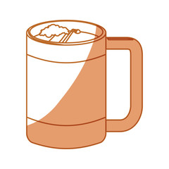 Delicious coffee cup icon vector illustration graphic design