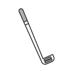 grey golf club cartoon vector graphic design