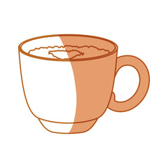 Delicious coffee cup icon vector illustration graphic design