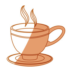 Delicious coffee cup icon vector illustration graphic design