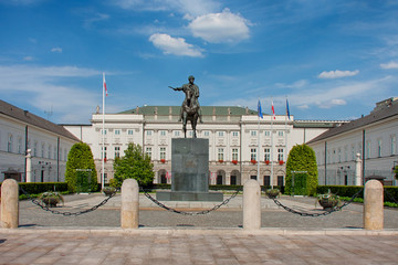 Fototapeta premium Presidential Palace in Warsaw