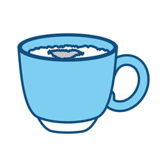 Delicious coffee cup icon vector illustration graphic design