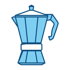 Coffee kettle isolated icon vector illustration graphic design