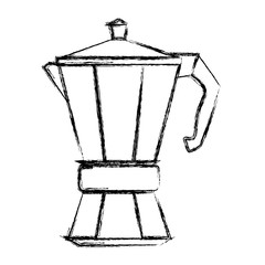 Coffee kettle isolated icon vector illustration graphic design
