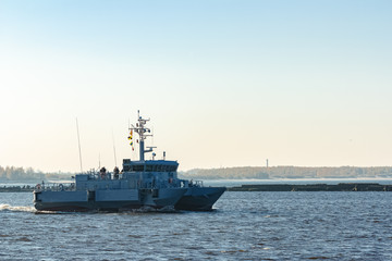Small military ship