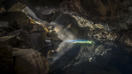 The Grjótagjá cave in Iceland (featured in Game of Thrones)
