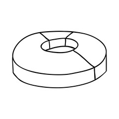 Graphic stats draw icon vector illustration graphic design