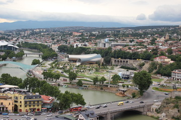 Fototapeta na wymiar Stadtzentrum Tiflis