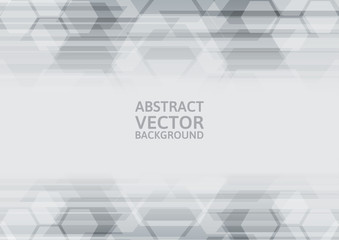 Fototapeta na wymiar vector geometric gray abstract background