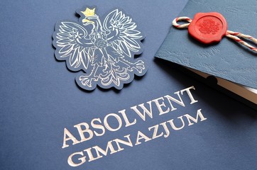 dyplom ukończenia szkoły © Pio Si