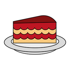 cake flat illustration icon vector design graphic