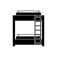Bed room symbol icon vector illustration graphic design