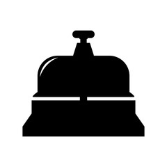 Hotel ring bell icon vector illustration graphic design