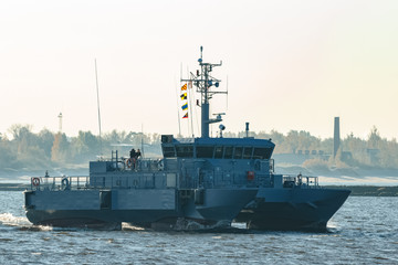 Small military ship