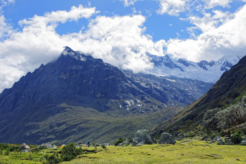 Fototapeta na wymiar Huaraz Mountains
